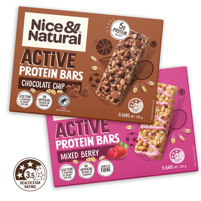 Nice & Natural Active Protein Bars
