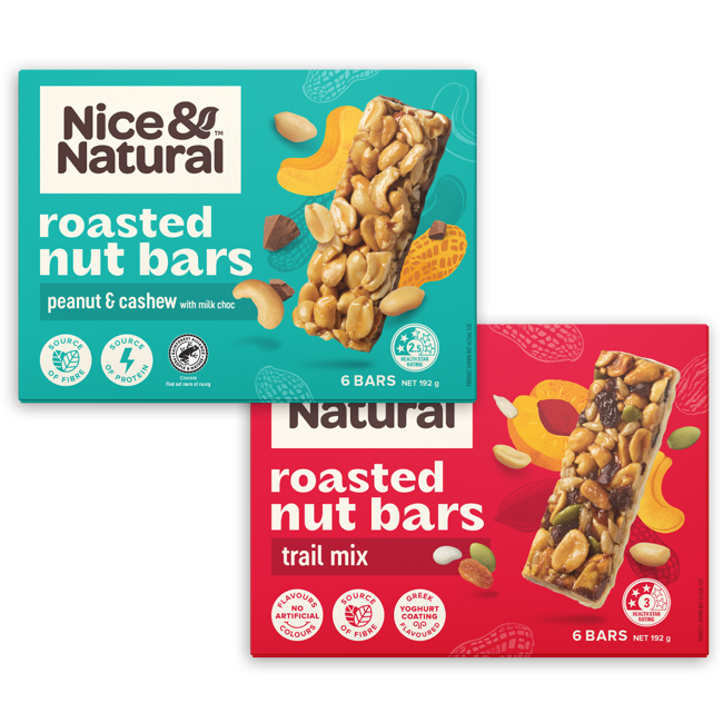 Nice & Natural Roasted Nut Bars