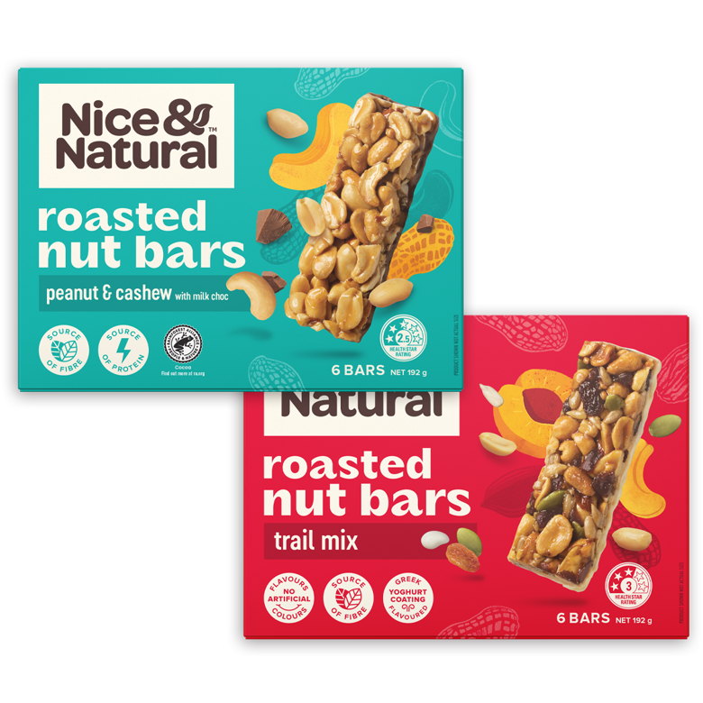 Nice & Natural Roasted Nut Bars