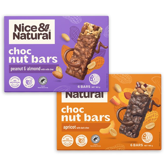 Nice & Natural Choc Nut Bars