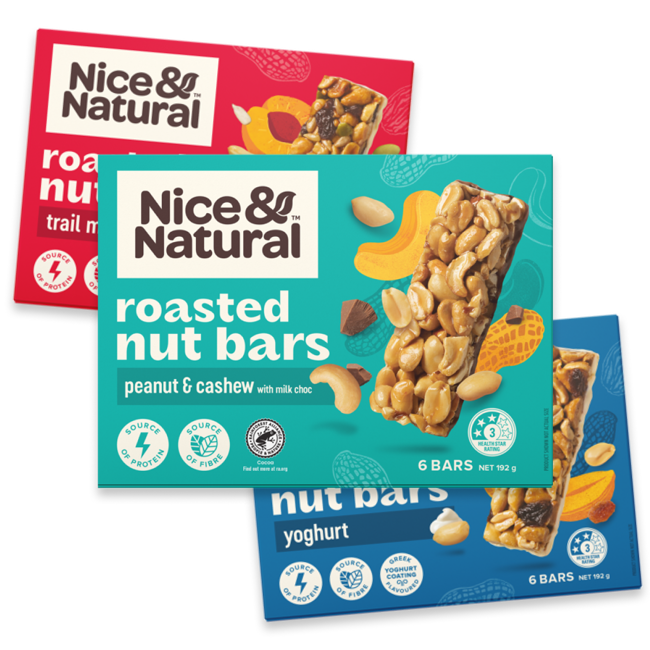 Nice & Natural Roasted Nut Bars
