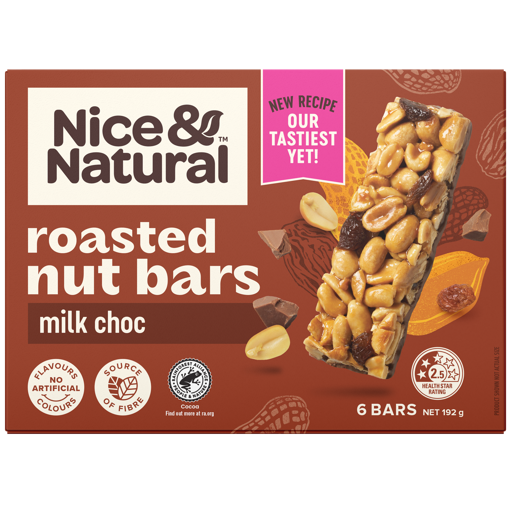 Nice & Natural Roasted Nut Bars