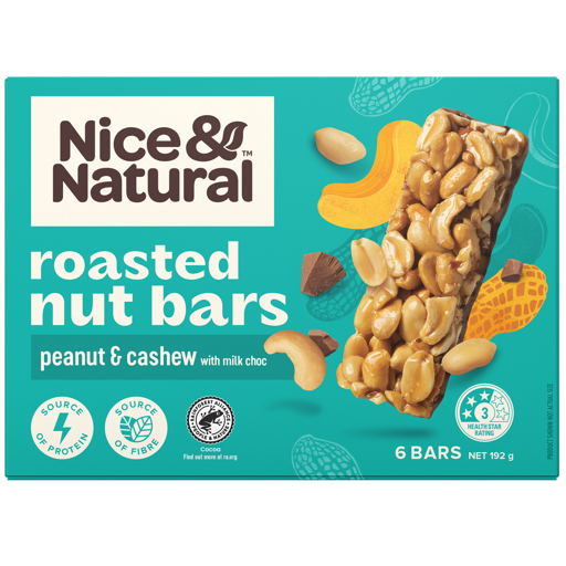 Nice & Natural Roasted Nut Bars
